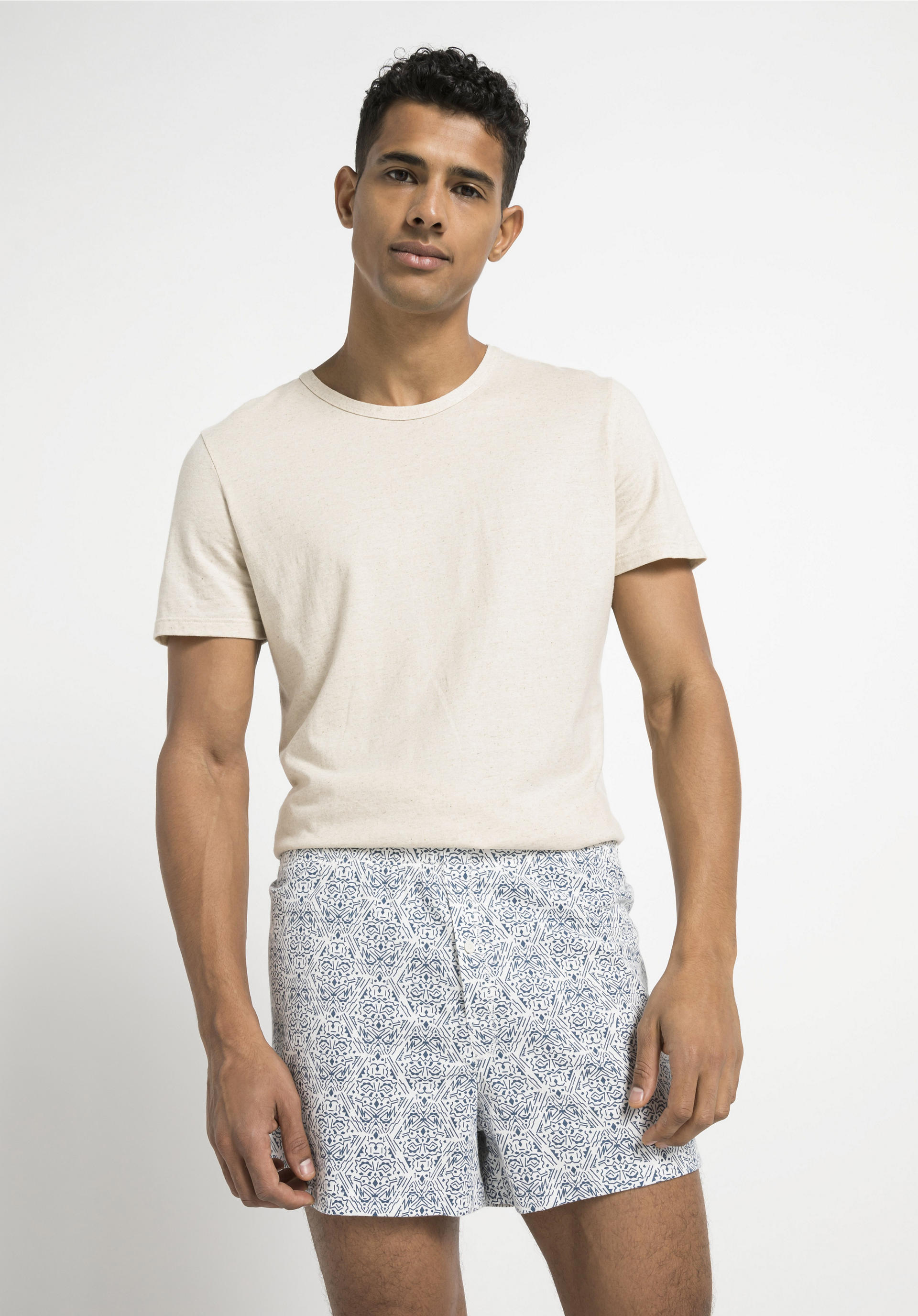 loose fit boxer shorts