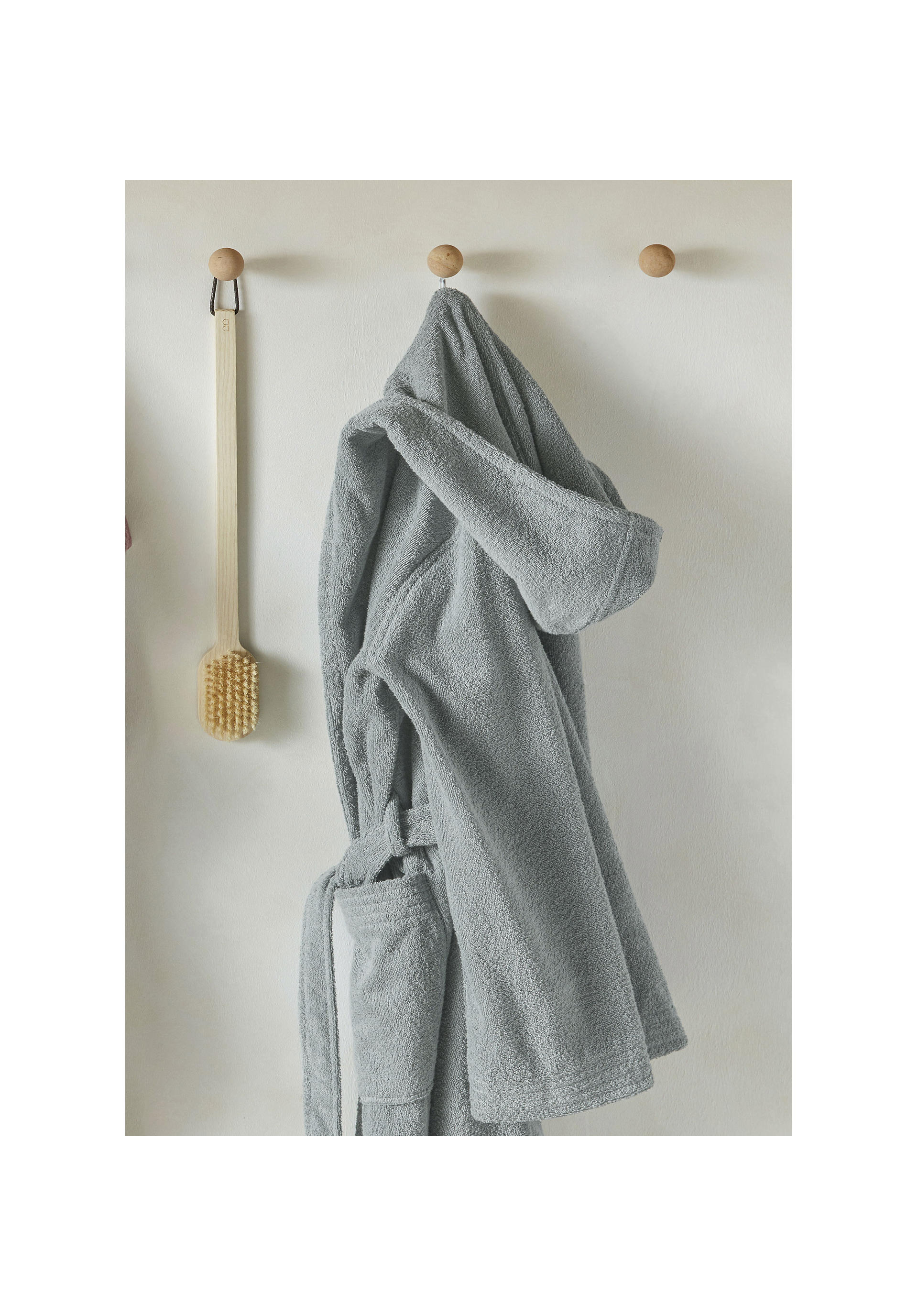 Long bathrobe made from pure organic cotton hessnatur Deutschland