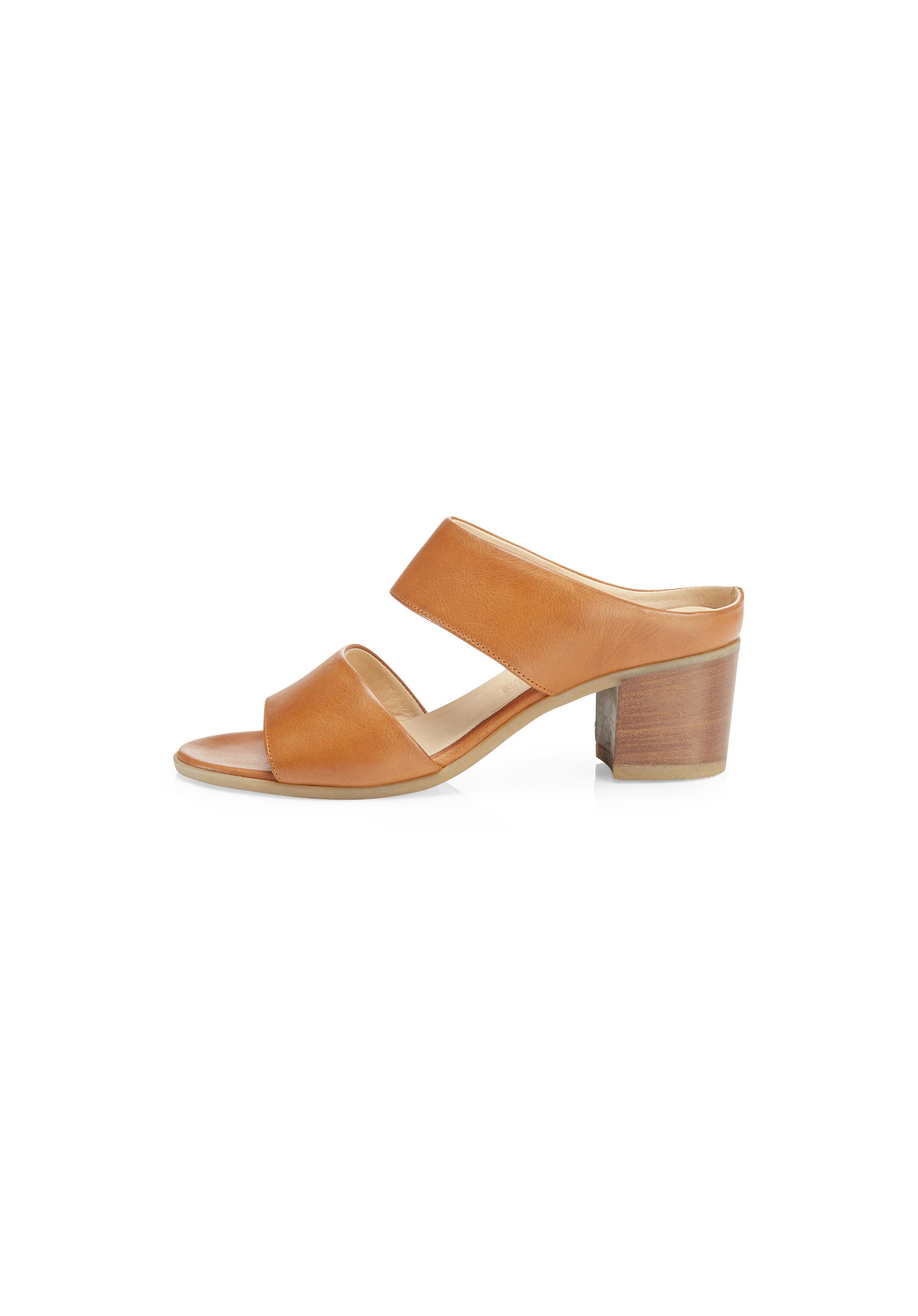 Tanned mules clearance