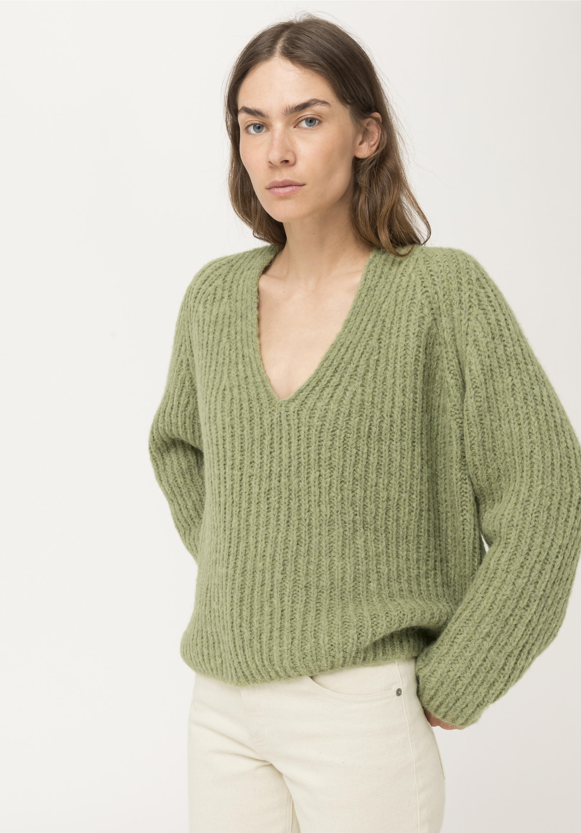Damen Bekleidung Pullover und Strickwaren Rollkragenpullover Aspesi Wolle Andere materialien pullover in Natur 