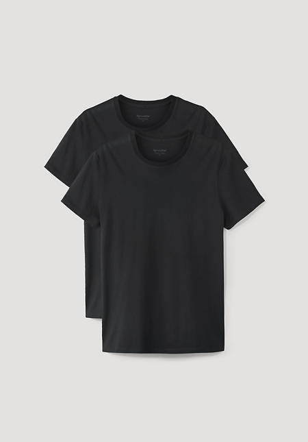 Basic T-Shirt im 2er-Pack aus reiner Bio-Baumwolle