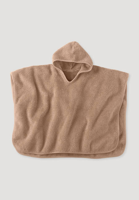 Bathing poncho made from pure organic cotton