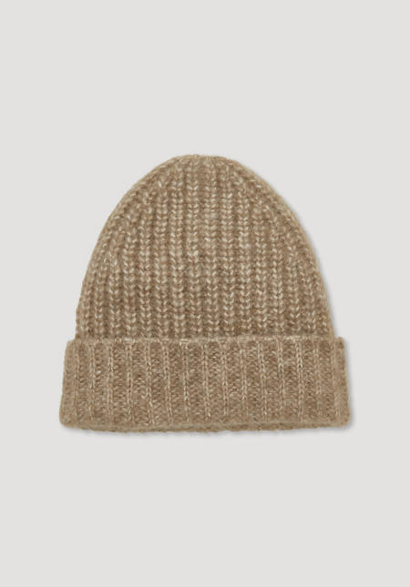 Beanie made of alpaca with Pima organic cotton