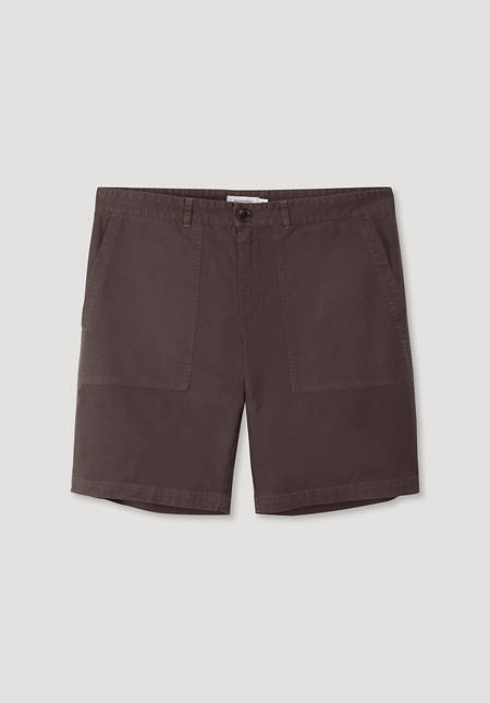 Bermuda-Shorts aus Bio-Baumwolle mit Hanf
