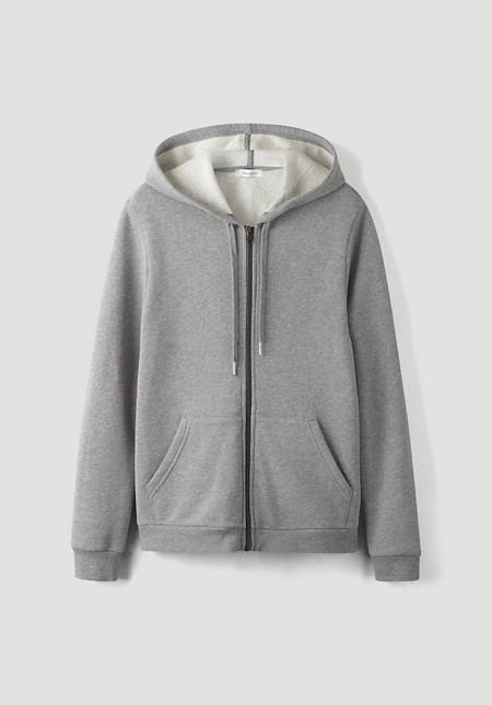 BetterRecycling sweat jacket made from pure organic cotton