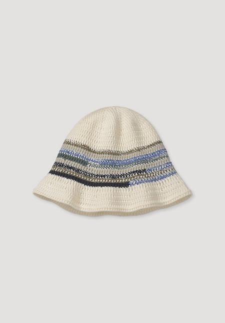 Betterrecycling knitted Mouliné hat made of pure organic cotton