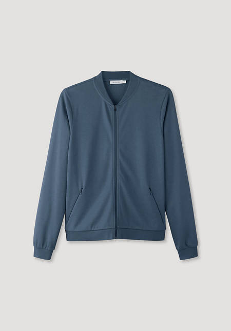 Blouson jacket made from pure organic cotton