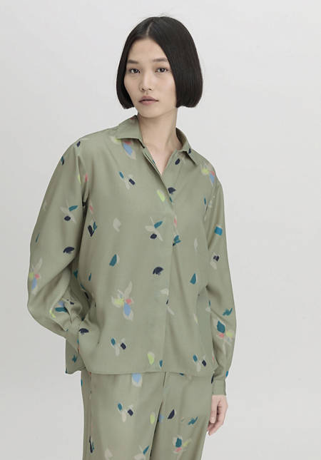 Bluse Oversize aus TENCEL™ Lyocell
