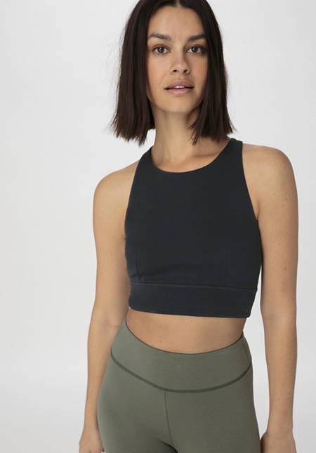 Bustier Fitted Highneck ACTIVE LIGHT made of organic cotton