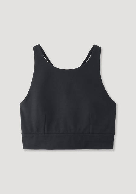 Bustier Fitted Highneck ACTIVE LIGHT made of organic cotton