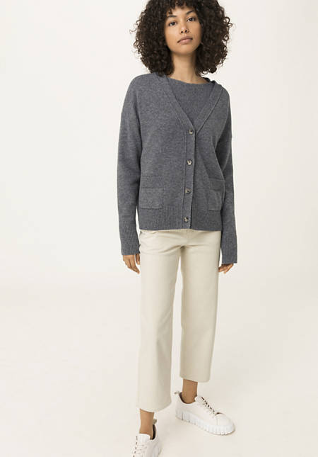 Cardigan made from pure lambswool