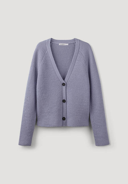 Cardigan made from pure new wool