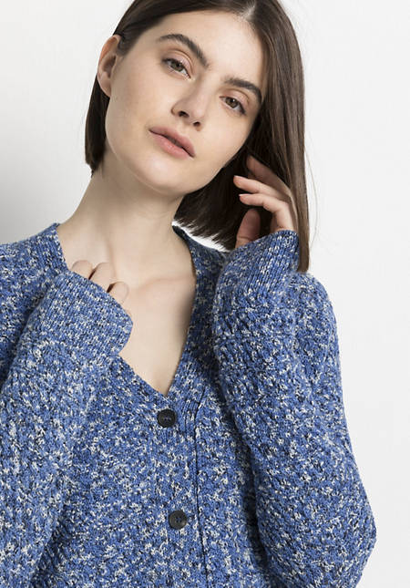 Cardigan made from pure organic cotton