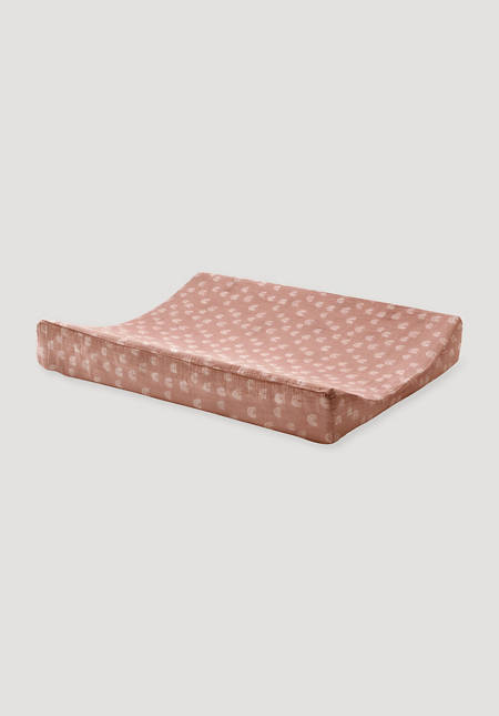 Changing mat cover made of pure organic cotton