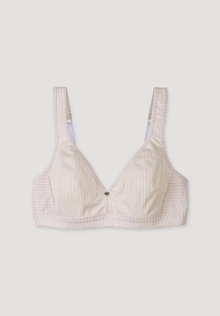 Comfort bra made of organic cotton