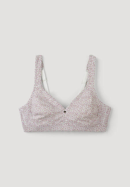 Comfort bra made of organic cotton
