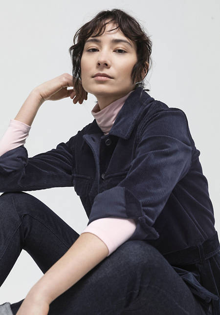 Cord Overshirt aus Bio-Baumwolle