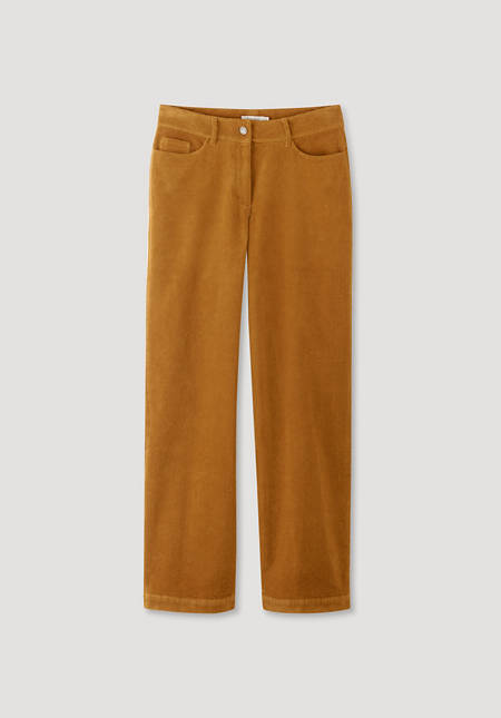 Cord pants made of organic cotton