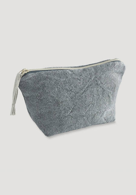 Cosmetic bag small made of linen