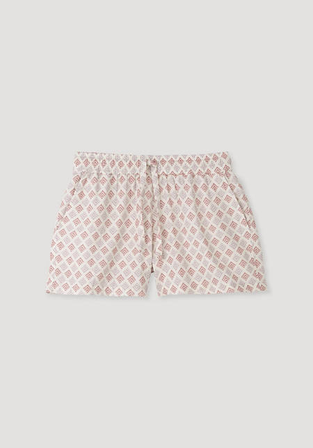 Cotton muslin shorts
