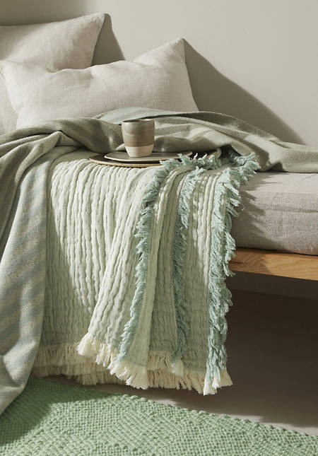 Cotton throw Tide made from pure organic cotton