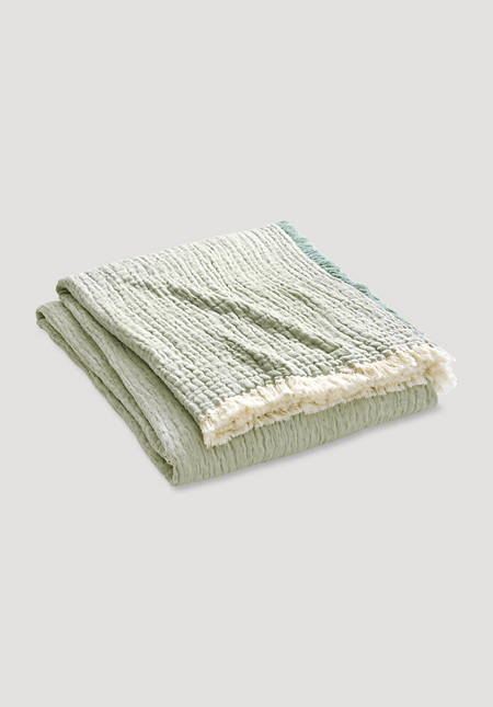 Cotton throw Tide made from pure organic cotton