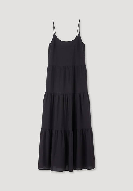 Crêpe-Kleid aus reiner Bio-Baumwolle