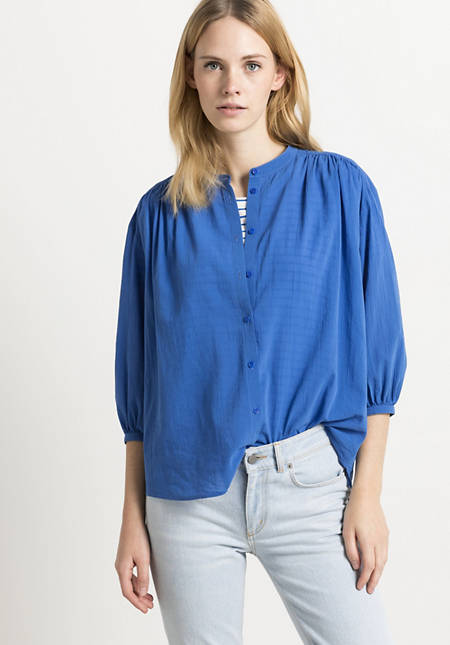 Crêpe blouse made from pure organic cotton