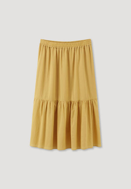 Crepe skirt made from pure organic cotton
