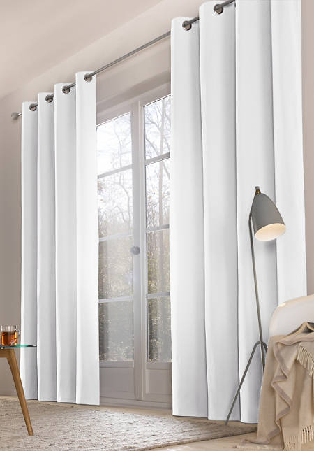 Curtain Neveres with eyelets made of pure organic cotton