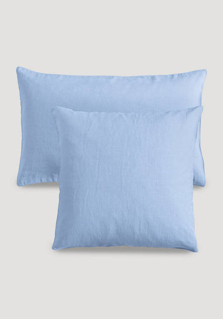Cushion cover made of organic linen with organic cotton