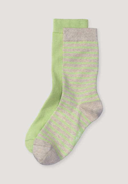 Damen-Socke im 2er-Pack aus Bio-Baumwolle