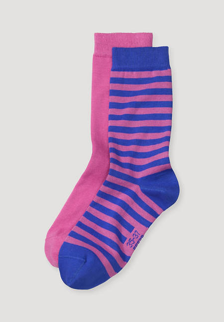 Damen-Socke im 2er-Pack aus Bio-Baumwolle