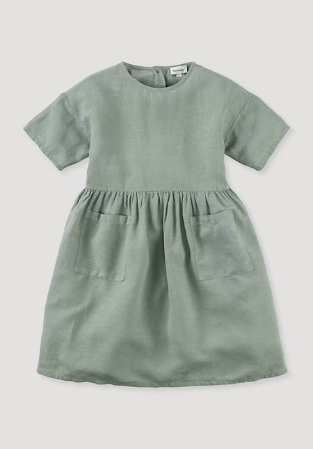 Dress made of linen with organic cotton