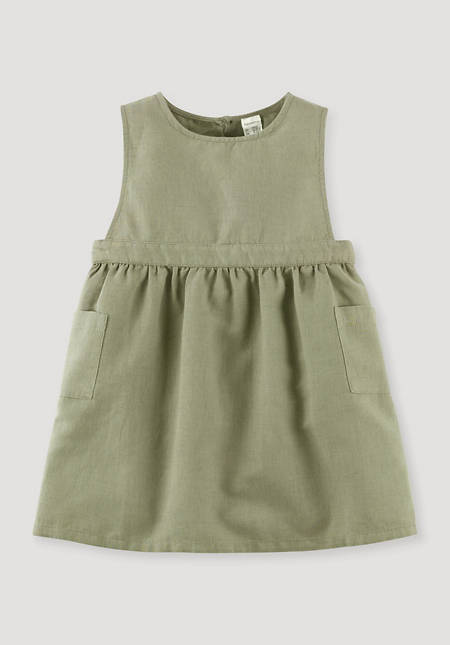 Dress made of linen with organic cotton