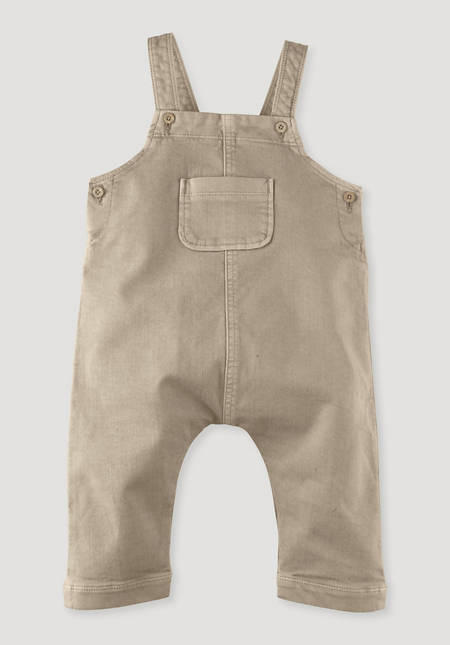 Dungarees mineral-dyed made from pure organic cotton