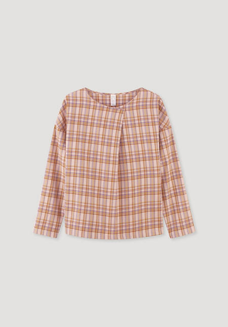 Flanell-Schlafshirt aus reiner Bio-Baumwolle