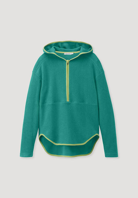 Fleece Hoodie Relaxed ACTIVE LIGHT aus reiner Bio-Baumwolle