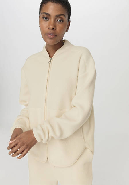 Fleece Jacke Regular ACTIVE LIGHT aus reiner Bio-Baumwolle