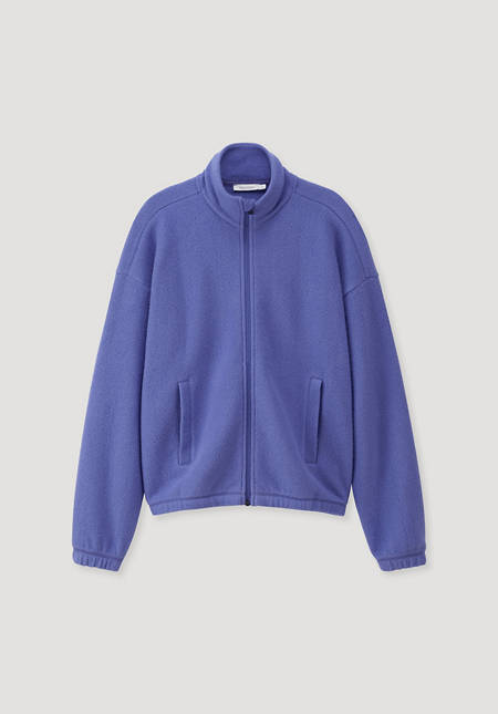 Fleece Jacke Relaxed ACTIVE LIGHT aus reiner Bio-Baumwolle