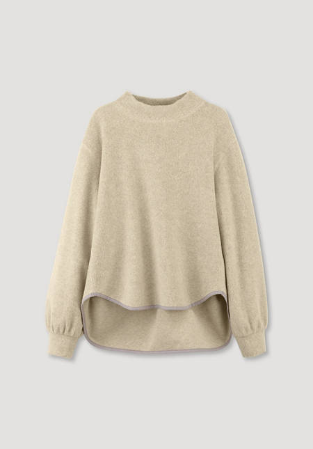 Fleece-Sweater aus reiner Bio-Baumwolle