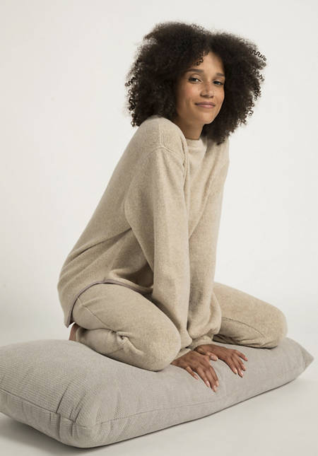 Fleece sweatshirt made from pure organic cotton