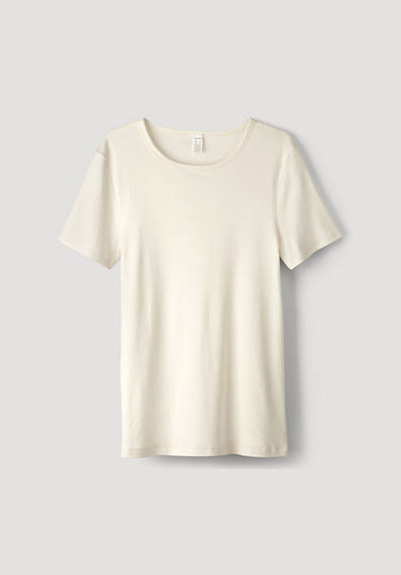 Half-sleeve shirt ModernNATURE made of pure organic cotton