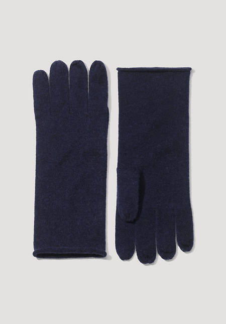 Handschuhe aus Schurwolle mit Kaschmir