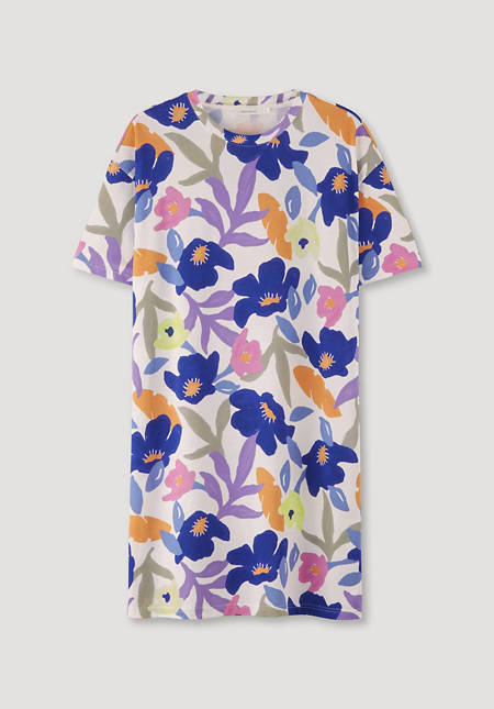 Heavy T-shirt dress mini oversize made of pure organic cotton