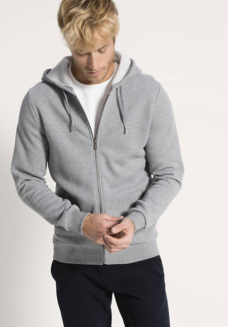 Herren Sweatshirts und Sweatjacken aus Bio Baumwolle Herren Sweatjacke aus reiner Bio Baumwolle hessnatur