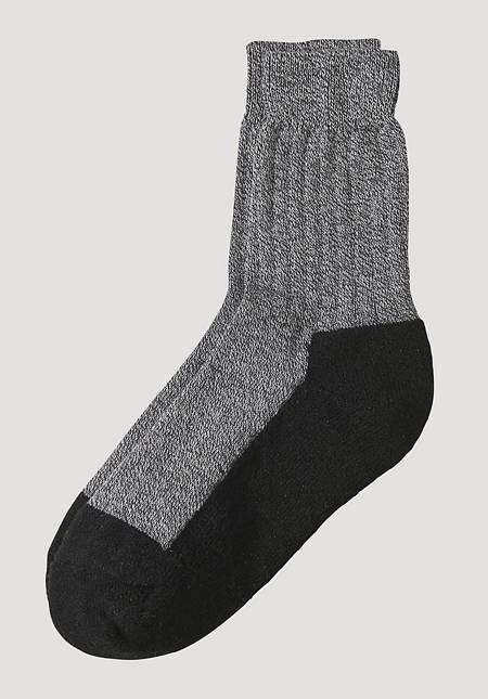 Hiking socks made of organic cotton with organic virgin wool