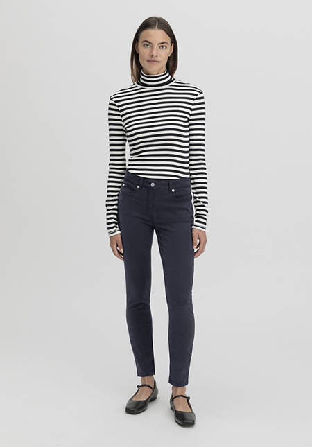 Hose Five Pocket Skinny aus TENCEL™ Lyocell mit Bio-Baumwolle