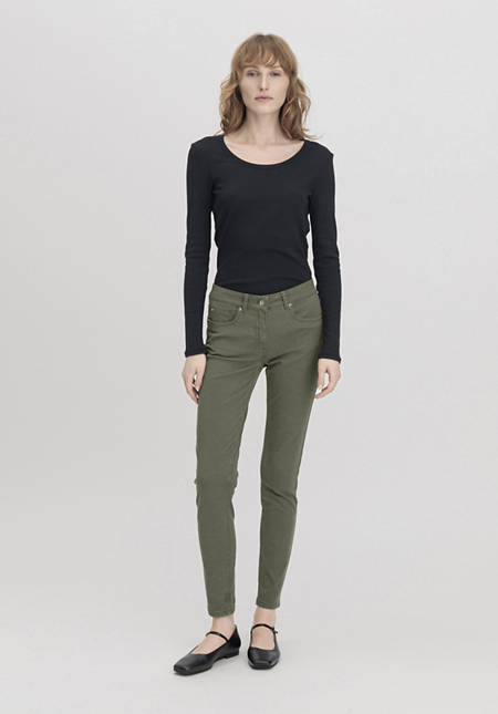Hose Five Pocket Skinny aus TENCEL™ Lyocell mit Bio-Baumwolle