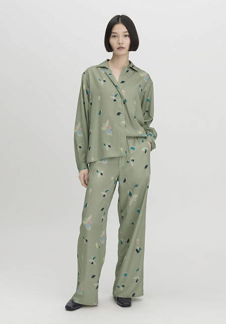 Hose Wide Leg Relaxed aus reinem TENCEL™ Lyocell